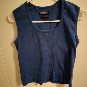 Tommy Hilfiger Women's Vibrant Blue Tank Top